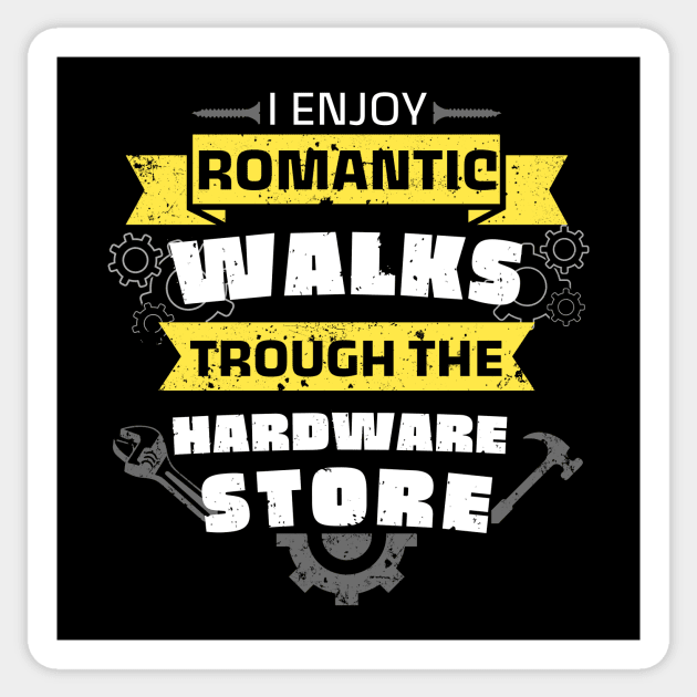 Handyman Hardware Store Walks Fun Wrench Sticker by Foxxy Merch